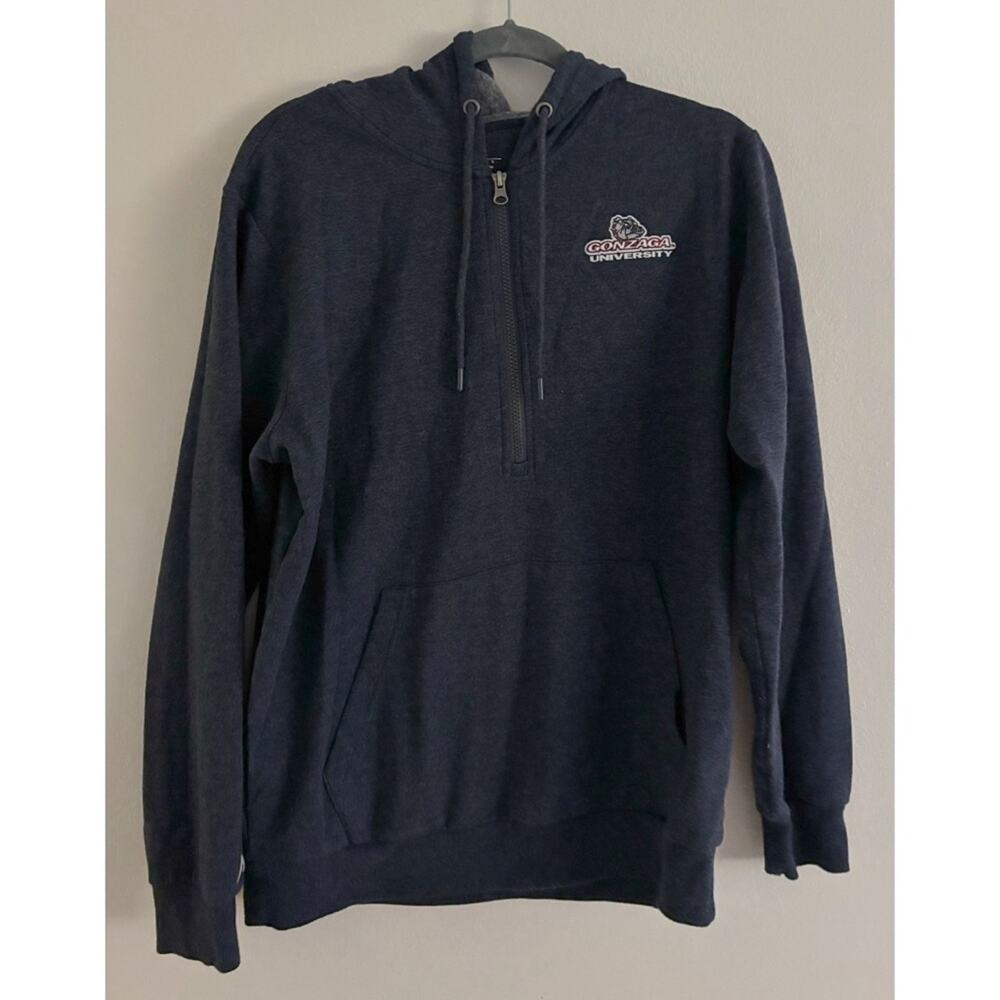 Men's Antigua Gonzaga University Quarterzip Hoodie Large